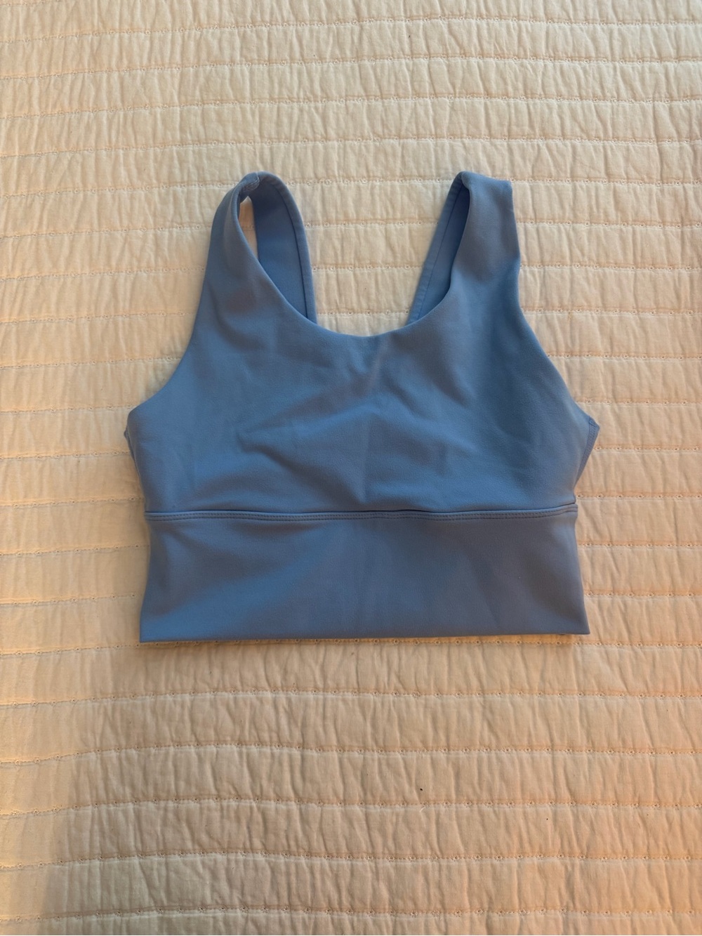 Jockey Seamless Blue Scoop-Neck Bralette
